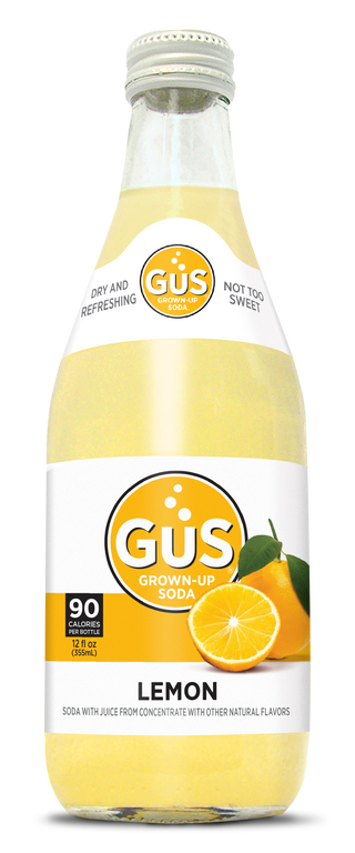 GuS Soda Lemon 12 oz - Multi Pack