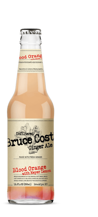 Bruce Cost Unfiltered Original Ginger Ale Blood Orange with Meyer Lemon 12 oz - Multi Pack