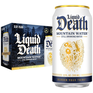 Liquid Death Still Mountain Water 12oz (Pack of 12)