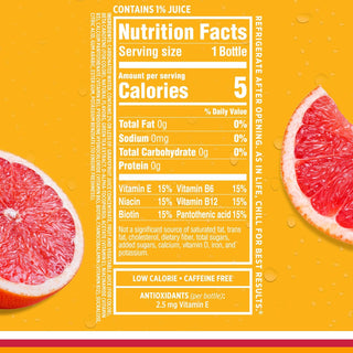 Sparkling Ice Flavored Sparkling Water, Pink Grapefruit, 17 oz (Pack of 12)