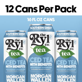 RYL Iced Tea, Southern Sweet, 16oz (Pack of 12)
