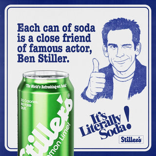 Stiller’s Soda, Lemon Lime, 12oz (Pack of 12)