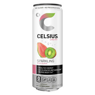 CELSIUS Sparkling Energy Drink, Kiwi Guava, 12oz (Pack of 12)