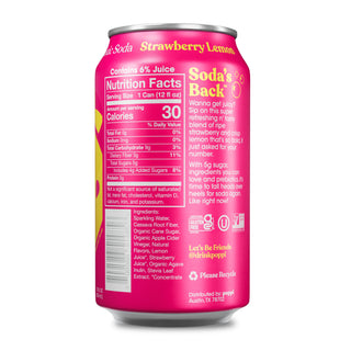 Poppi Prebiotic Soda, Strawberry Lemon, 12 oz (Pack of 12)