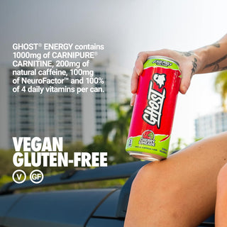 Ghost Energy Drink, Cherry Limeade, 16oz (Pack of 12)