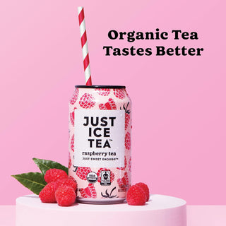 Just Ice Tea, Raspberry Tea, 12oz (Pack of 12)