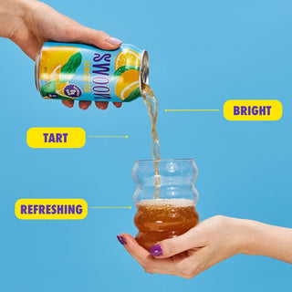 SWOON Sugar Free Iced Tea, Lemon, 12oz (Pack of 12)