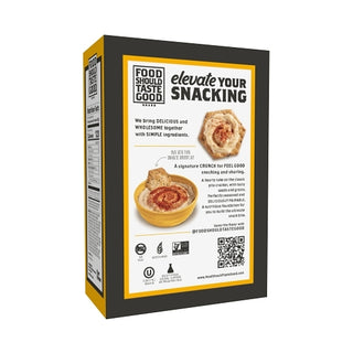 Food Should Taste Good Multigrain Pita Crackers, 5 Ounce, 6 Per Case