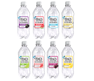 Hal's New York Seltzer Water 8 Flavor Variety Pack, 20 ounces (12 Pack)
