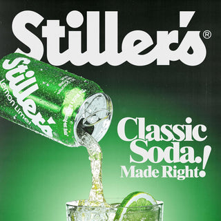 Stiller’s Soda, Lemon Lime, 12oz (Pack of 12)